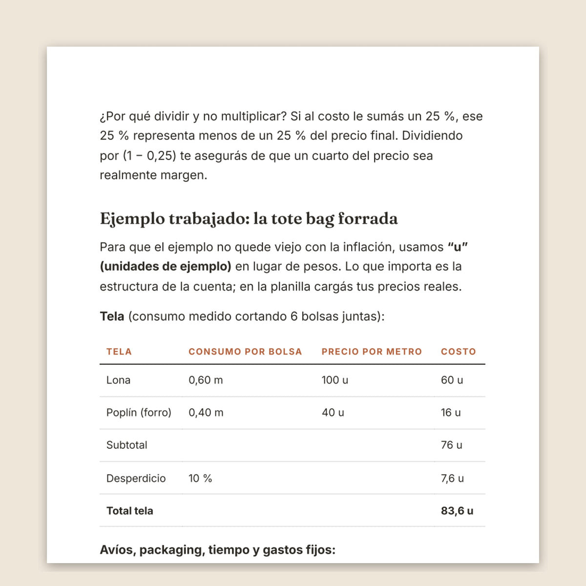 Costura para vender: de cero a tu primera prenda